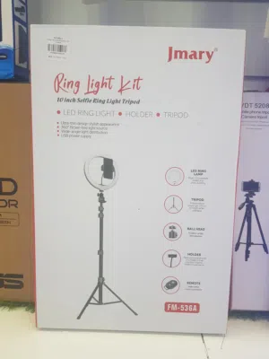 JMARY ring light kitt 10 inch selfie ring light with tripod