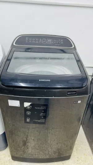 غسالة سامسونج 15 كيلو بتقنية wobble + digital inverter وكالة وعالفحص