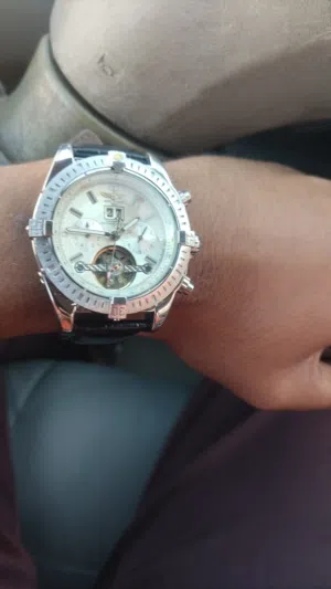 what A Luxury Breitling Automatic Chronograph Skeleton Watch Feels like original New Design luxury