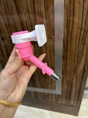 Pink Hanging Pet Water Dispenser