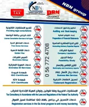 نحن شركة تدقيق ومراجعة حسابات وعمل تقارير محاسبية معتمدة وعمل ميزانيات وقوائم مالية وتصفية شركات