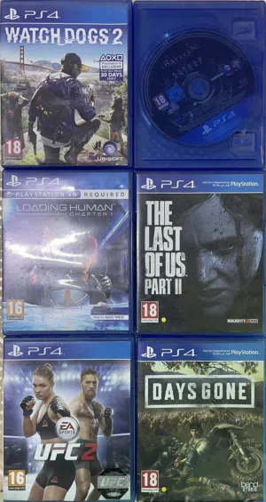 Ps4 games 6cd