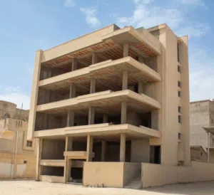 مبنى استثماري غير مكتمل للبيع – طريق عرادة (عمارة للبيع)