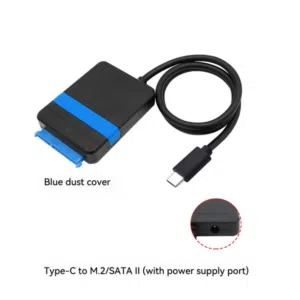2 in 1 M.2 SATA Reader Type-C Cable قارئ هارد 2 في 1