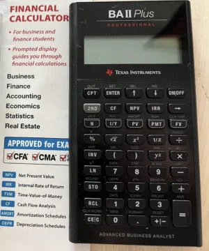 Texas Instruments TI BA-II Plus Pro Financial Calculator