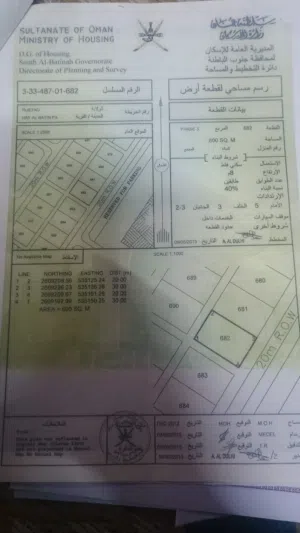 عاجل للبيع ارض في مخطط حي الباطن المرحلة الثالثة