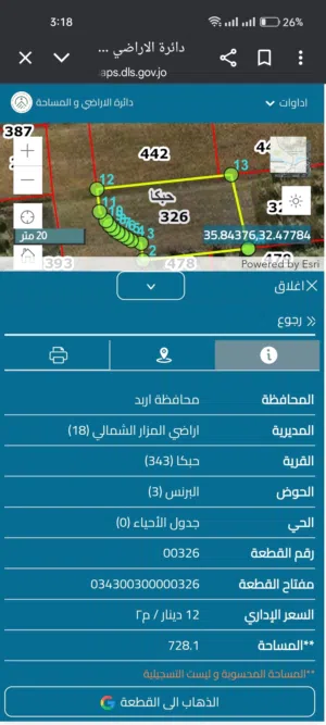 Residential Land for Sale in Irbid Habka
