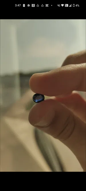 natural untreated blue sapphire 1.07ct