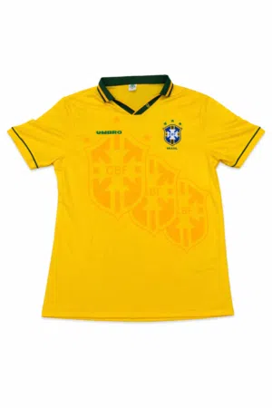 Brazil Inspired Football Jersey – Premium Yellow Umbro Style (Fan Version)