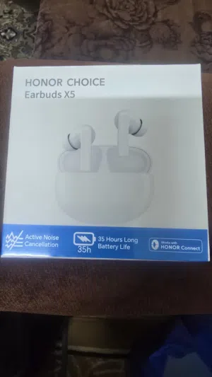سماعات Honor Choice Earbuds X5 لاسلكية - جديدة بالكرتونة  الموديل: HONOR CHOICE Earbuds X5 الحالة: