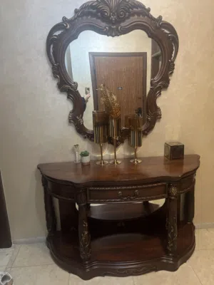 مدخل منزل خشب مع مرايه للبيع