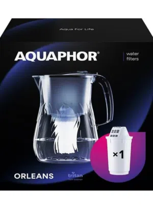 Aquaphor Onyx Water Filter Jug 2.5L  Premium Water Purifier Pitcher with MAXFOR+ Filter