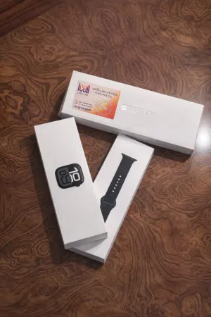 (Apple Watch s10) (مقاس 46) لون الاسود -بطارية 100 كفالة لشهر 5 من ابل