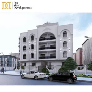 شقة نص تشطيب على ناصية جاردن فى بيت الوطن أمام جامعة بدر