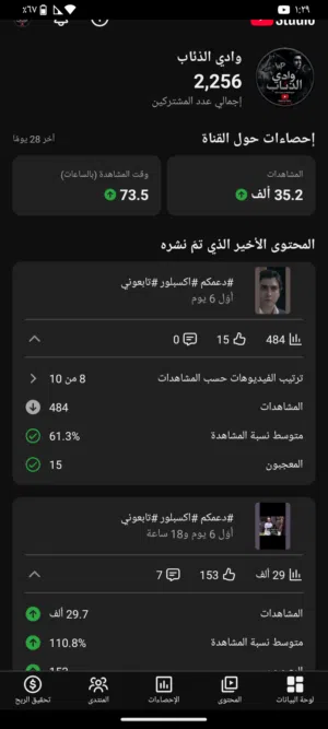 السلام عليكم قناة يوتيوب للبيع السعر 100الف اوبيهة مجال