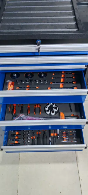 تول سباين عدة سبانة بوكس ترولي مفكات احترافية شركة Redbo ريدبو 157 قطعة psc عدة متكاملة ل الجراجات