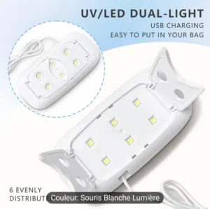SUN-Mini lampe uv sèche-ongles portable 6w