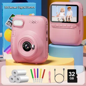 A fun and creative camera for kids that lets them capture moments and print instantly — perfect