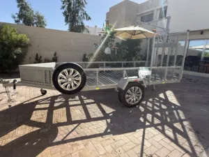 قالوصة لدراجتين استخدام خفيف -موديل 2024 Bike Trailer Grey