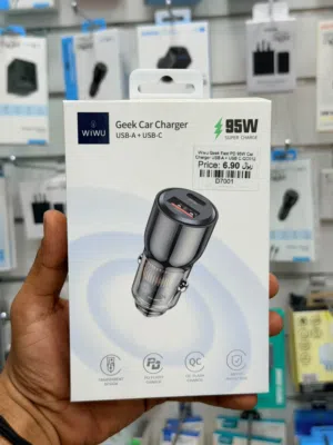Brand New Wiwu 95W Car Charger in Oman  Fast Charging