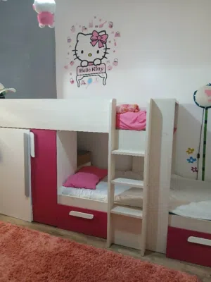 دار نوم أطفال سرير دورين مع دولاب اللمانية