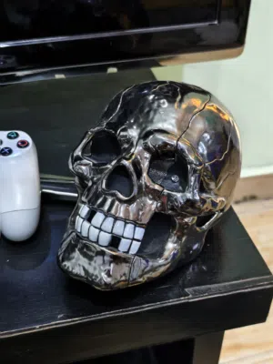 Skull shape telephone جمجمه و تلفون