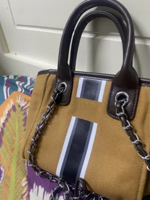 Noun leather hand bag for women