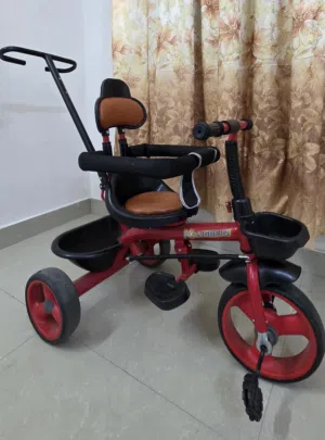 Kids Tricycle with Parent Handle for Sale_ very Good Condition _ 10Bd only