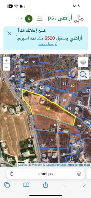 الاستخدام المتعدد . 5 دونم . المالك3