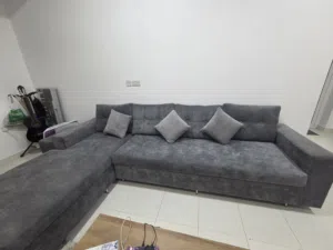 Sofa bed L shop use only 3 month good    condition كنب سرير على شكل حرف L