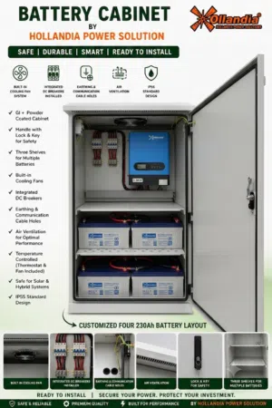 complete power solution for outdoor solar system