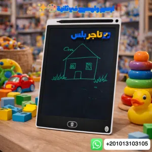 خلّي-طفلك-يرسم-ويتعلم-بدون-فوضى-لوح-كتابة-lcd-12-8-5-بوصة-زر-مسح-بطارية-عرض-2-بـ-350-جنيه