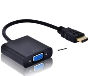 وصلة تحويل من VGA إلى HDMI   الجهاز جديد كليًّا  بتحول إشارة الـVGA إلى HDMI بكل سهولة، مناسب