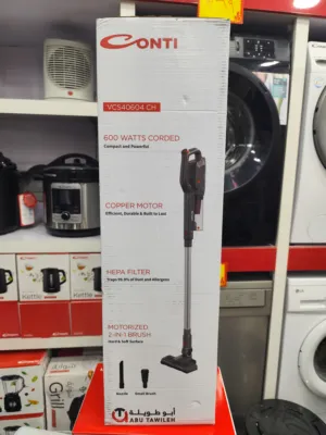 عرض نااار على مكنسه عمود سلك كونتي 600 واط مع فلتر HEPA