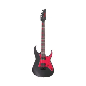 Ibanez GRG131DX- BK 6 String Solid Body Electric Guitar – Black Flat جيتار ايبنيز كهربائي مميز