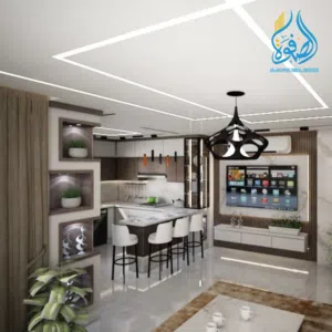 شقه ميزة سوبر ديلوكس قيد التجهيز غير مفروشه للايجار عين مصباح بالقرب من جامعة القدس المفتوحه الجديده