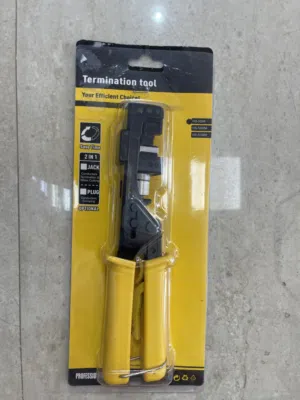 أداة كبس وتجهيز موصلات الشبكات (Network Crimping Tool)