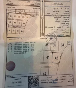 Residential Land for Sale in Al Batinah Barka