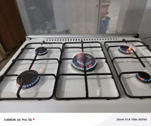 غاز 5 عيون 75 طاولة 65 الكنب 50