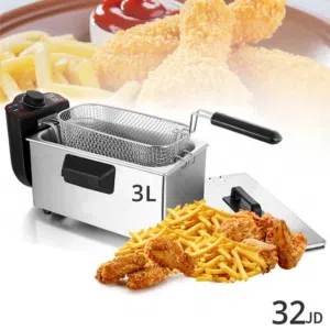 قلاية زيت كهربائية ستيل 3.5 لتر للبيع