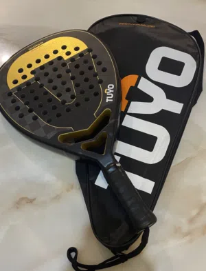 مضرب بادل جديد عليه حماية مع شنطة بادل New padel racket with cover and padel racket bag