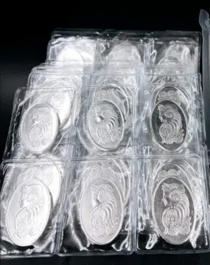 ليرات وأونصات فضة