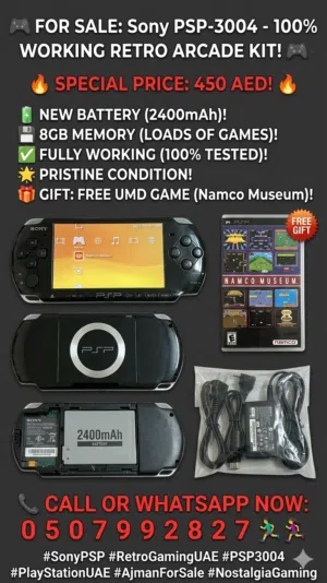 Sony PSP 3004 in Excellent Condition – For True Gamers & Nostalgia Lovers!