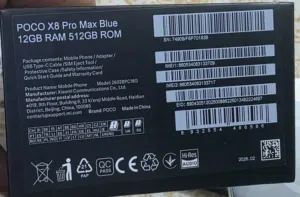 poco X8 pro Max ذاكرة 512 ورام 12