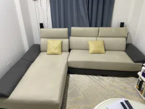 أريكة زاوية أنيقة L Shape بتصميم عصري ومريحة جدًا – بحالة جيدة