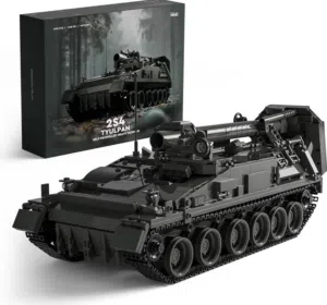 Nifeliz 2S4 Military Tank Building Model, Self-Propelled Heavy Mortar Set for Adults, Collectible mi
