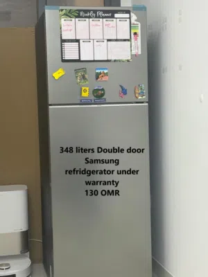 Samsung Brand new Double door 348 liters Refridgerator.