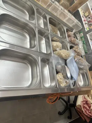 محمص ستالس مع زجاج. في تسخين 9 عيون كبار. ممكن تصغير العيون. ويصير 12