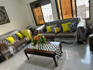 طقم كنب سويد بحاله الجديد