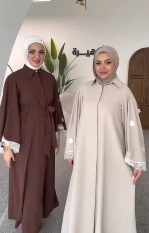 فستان خامه دابل ايطالي كوالتي عالي